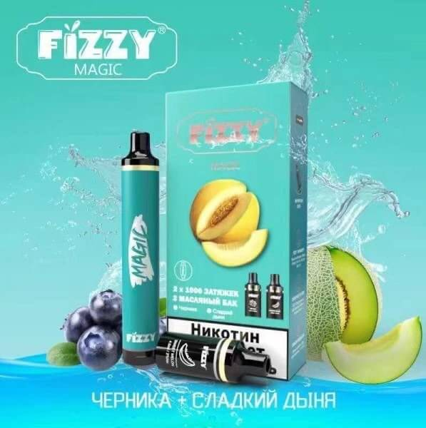 Устройство FIZZY Magic (Черника-Сладкая Дыня) 2x1000тяг