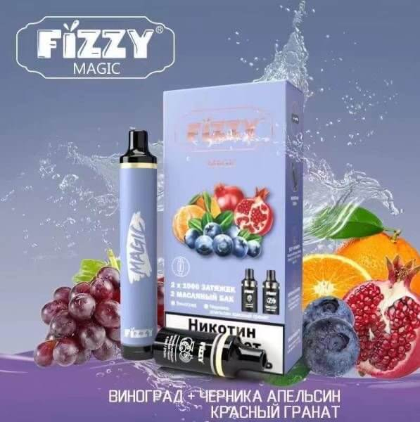 Устройство FIZZY Magic (Виноград-Черника, Апельсин, Гранат) 2x1000тяг