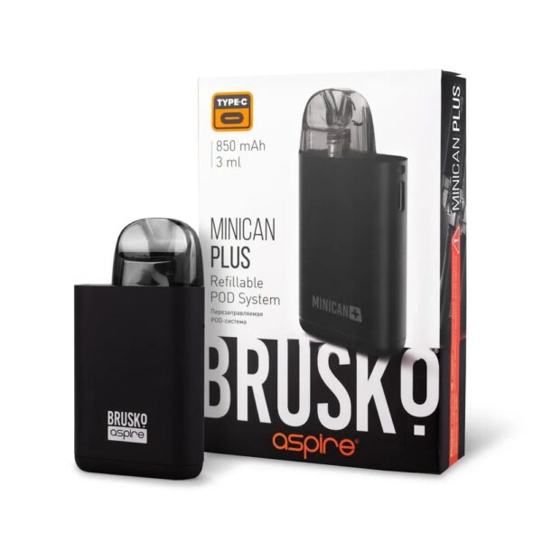 Brusko Minican Plus 850mAh (Черный)