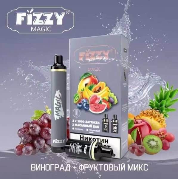 Устройство FIZZY Magic (Виноград-Фруктовый микс) 2x1000тяг