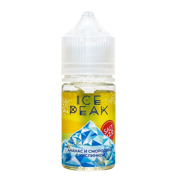 Жидкость Ice Peak Pod Salt - Ананас и смородина с кислинкой 30мл (0мг+бустер 36мг)
