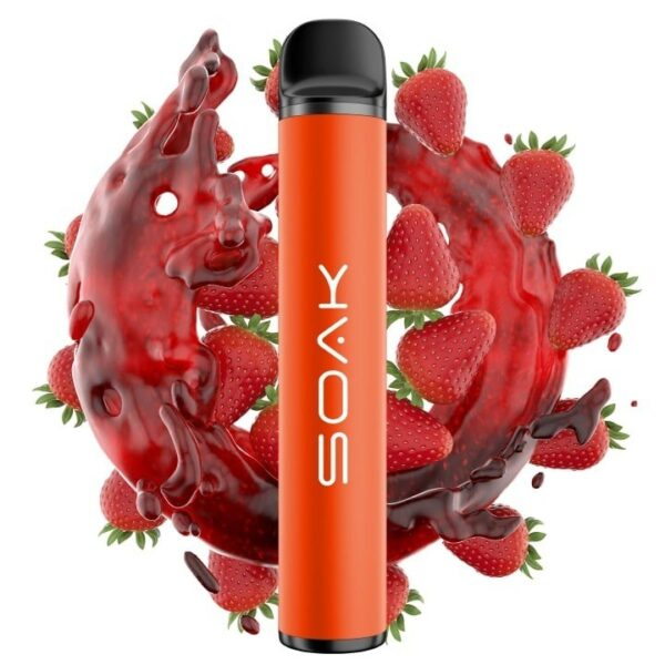 Одноразовая ЭС SOAK X 1500 - Strawberry Jam (Клубничный джем)