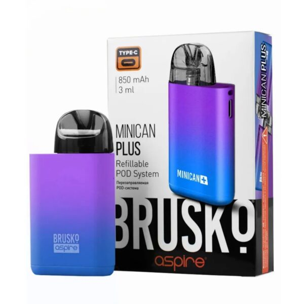 Brusko Minican Plus 850mAh (Cине-фиолетовый градиент)