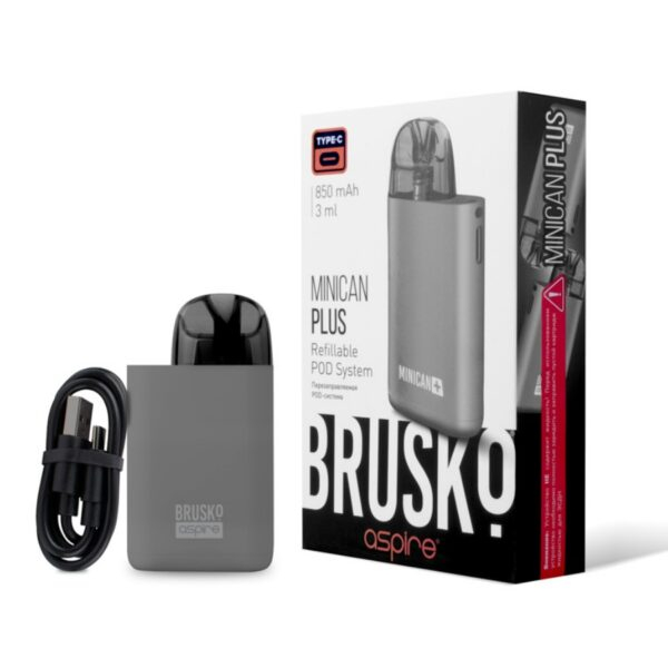 Brusko Minican Plus 850mAh (Серый)