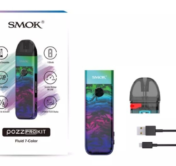Smok Pozz Pro Kit 1100mAh (Silver Black Alloy)