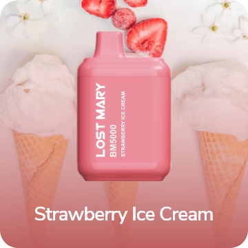 Одноразовая ЭС Lost Mary BM5000 - Strawberry Ice Cream (Клубничное Мороженое)