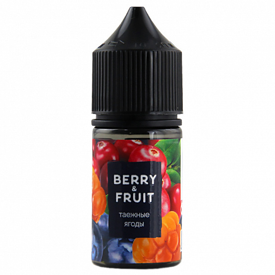 Жидкость Berry&Fruit Salt - Таежные ягоды 30мл (0мг+бустер 36мг)