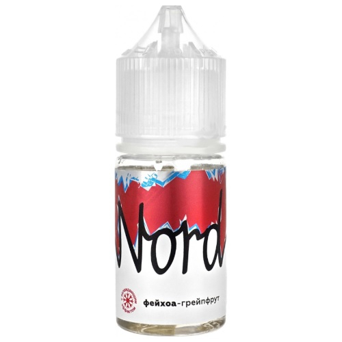 Жидкость Nord Salt - Фейхоа-Грейпфрут 30мл (0мг+бустер 36мг)