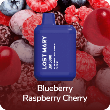 Одноразовая ЭС Lost Mary BM5000 - Blueberry Raspberry Cherry (Черника Малина Вишня)