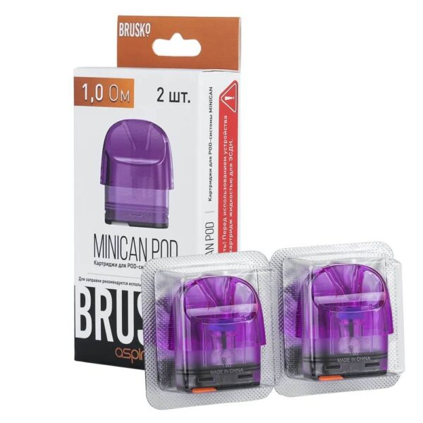 Картридж Brusko Minican (1.0 Ом 3ml) Фиолетовый