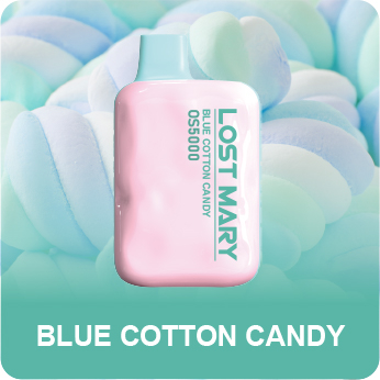 Одноразовая ЭС Lost Mary OS4000 - Blue Cotton Candy (Черничная Сахарная вата)