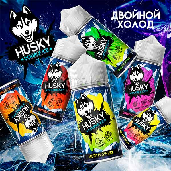 Жидкость Husky Double Ice - Siberian Black 100мл (3мг)