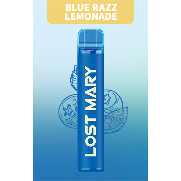 Одноразовая ЭС Lost Mary CM1500 - Blue Razz Lemonade (Голубика Малина)