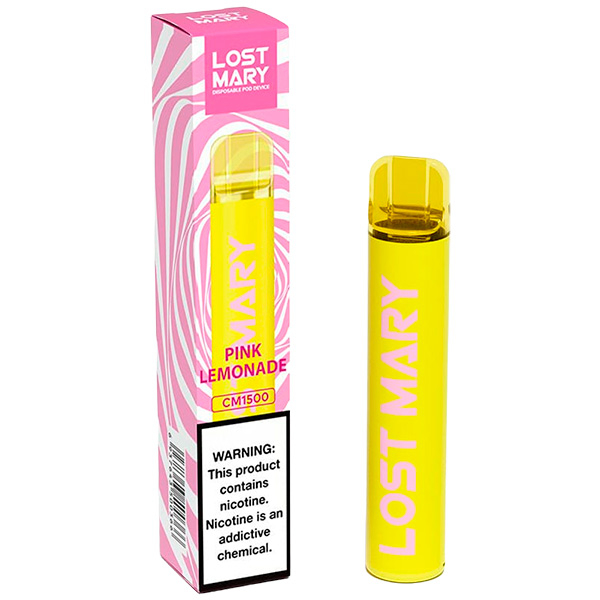 Одноразовая ЭС Lost Mary CM1500 - Pink Lemonade (Розовый Лимонад)