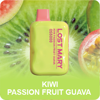 Одноразовая ЭС Lost Mary OS4000 - Kiwi Passion Fruit Guava (Киви Маракуйя Гуава)