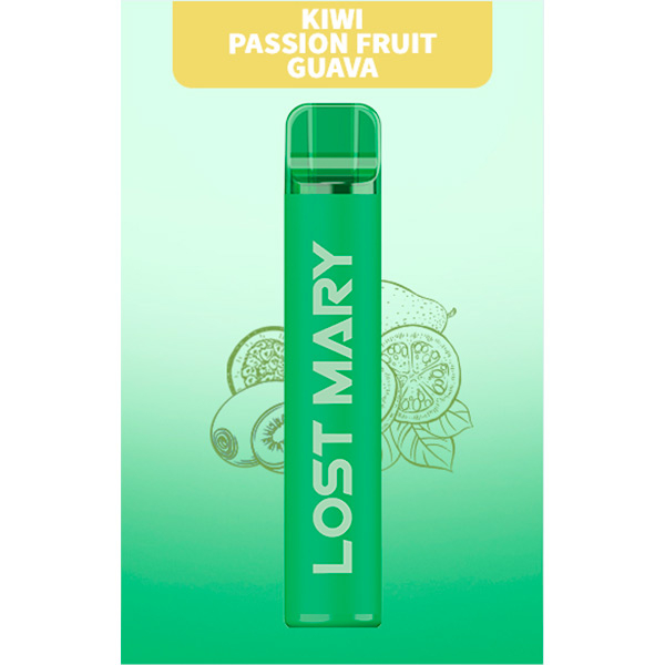 Одноразовая ЭС Lost Mary CM1500 - Kiwi Passion Fruit Guava (Киви-Маракуйя-Гуава)