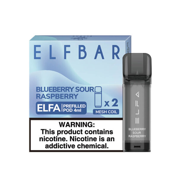 Картридж Elf Bar Elfa - Blueberry Sour Raspberry (Черника кислая малина)