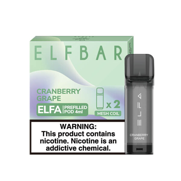 Картридж Elf Bar Elfa - Cranberry Grape (Клюква Виноград)