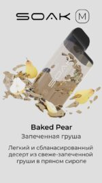 Одноразовая ЭС SOAK M 4000 - Baked Pear (Запеченная Груша)