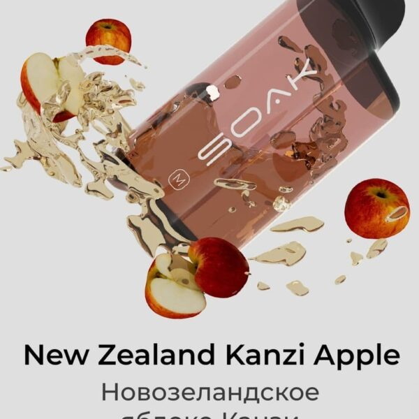 Одноразовая ЭС SOAK M 4000 - New Zealand Kanzi Apple (Яблоко Канзи)