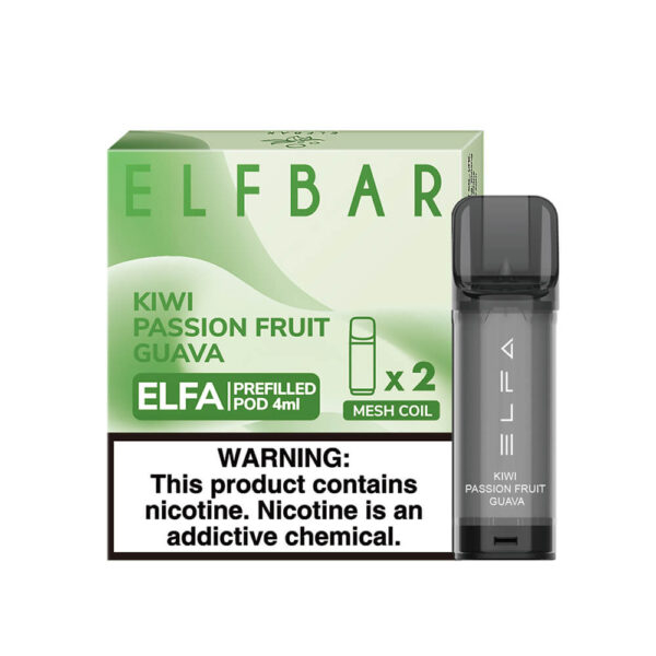 Картридж Elf Bar Elfa - Kiwi Passionfruit Guava (Киви Маракуйя Гуава)