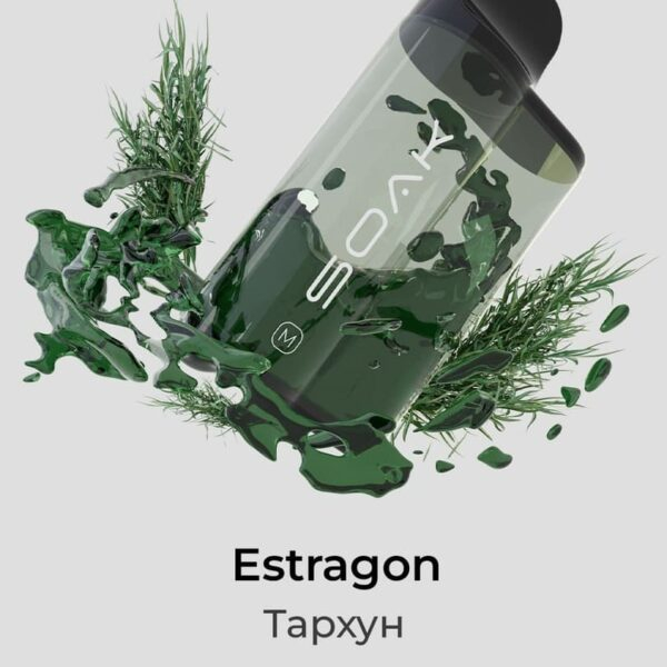 Одноразовая ЭС SOAK M 4000 - Estragon (Тархун)