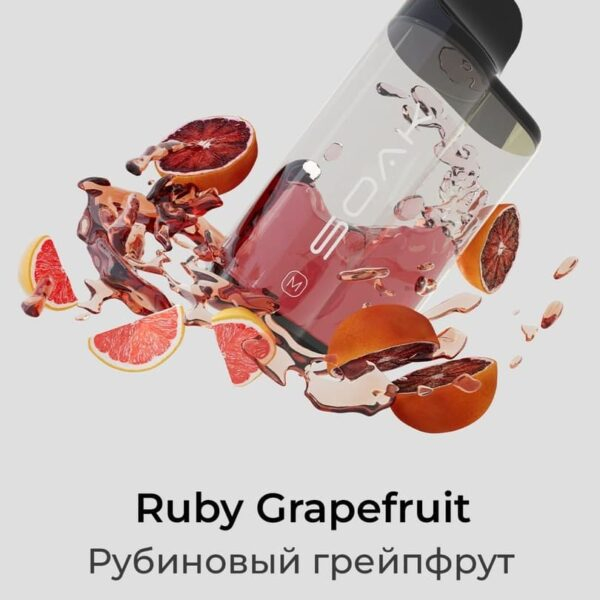 Одноразовая ЭС SOAK M 4000 - Ruby Grapefruit (Грейпфрут)