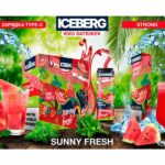 Одноразовая ЭС Iceberg 6000 - Sunny Fresh (Арбуз мята лед)