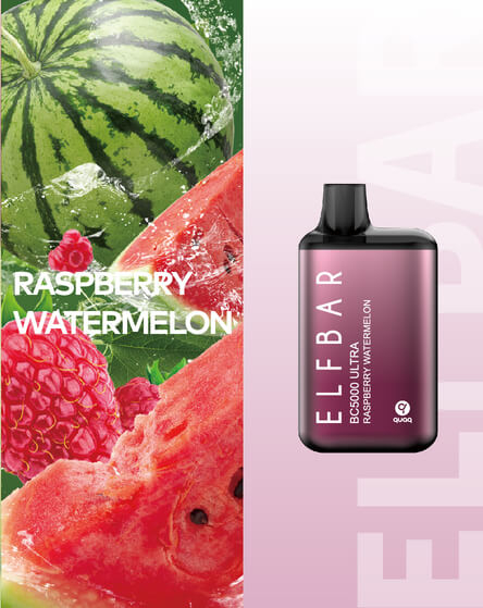 Одноразовая ЭС Elf Bar BC5000 Ultra - Raspberry Watermelon (Малина-Арбуз)