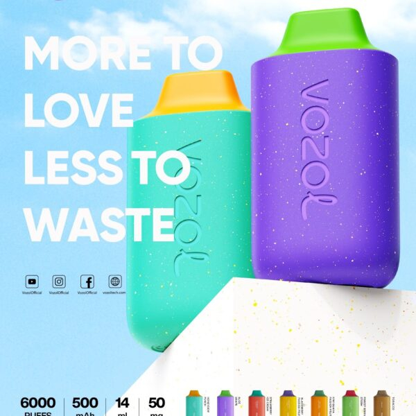 Одноразовая ЭС Vozol Star 6000 - Rainbow Candy (Фруктовый конфеты)