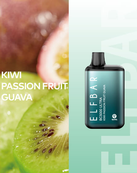 Одноразовая ЭС Elf Bar BC5000 Ultra - Kiwi Passion Fruit Guava (Киви-Маракуйя-Гуава)