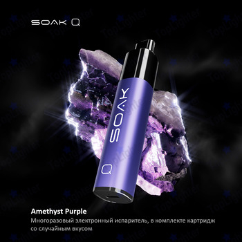 Устройство SOAK Q - Amethyst Purple (В комплекте картридж со случайным вкусом)