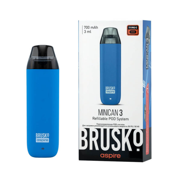 Brusko Minican 3 Pod 700mAh (Светло-синий)