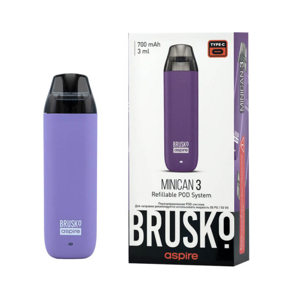 Brusko Minican 3 Pod 700mAh (Светло-фиолетовый)