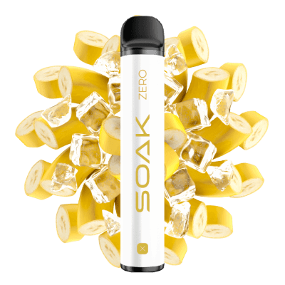 Одноразовая ЭС SOAK X Zero 1500 - Cold Banana (Холодный Банан) Без никотина