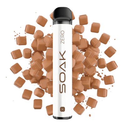 Одноразовая ЭС SOAK X Zero 1500 - Toffee (Кремовый ирис) Без никотина
