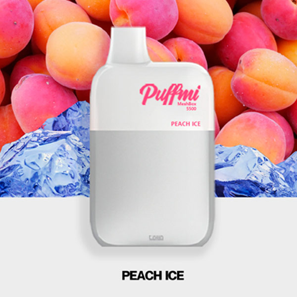 Одноразовая ЭС PuffMi DX5000 MeshBox - Peach Ice (Персик лед)