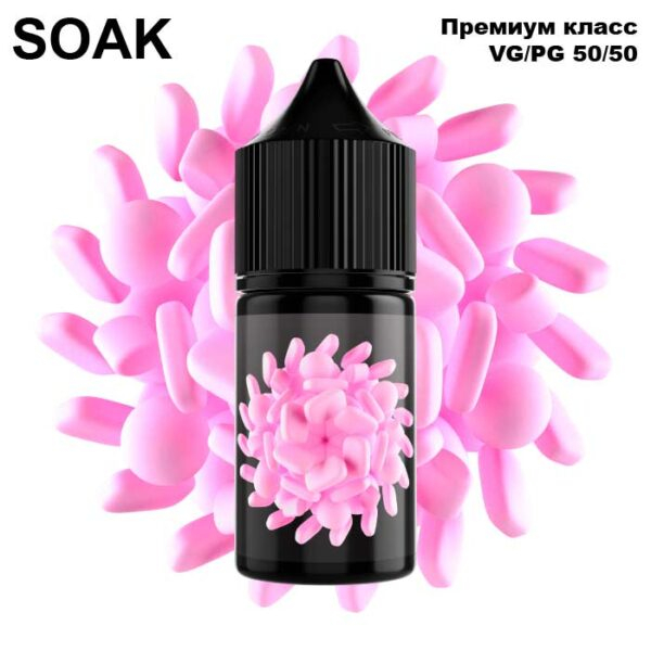 Жидкость SOAK L Salt - Bubble Gum 30мл (20mg) (Premium)