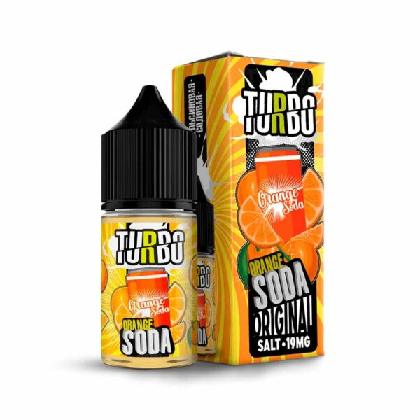 Жидкость Turbo Salt - Orange Soda (Апельсиновая Содовая) 30мл (19 Hard)