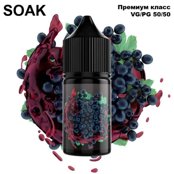 Жидкость SOAK L Salt - Blackcurrant Daiquiri 30мл (20mg) (Premium)