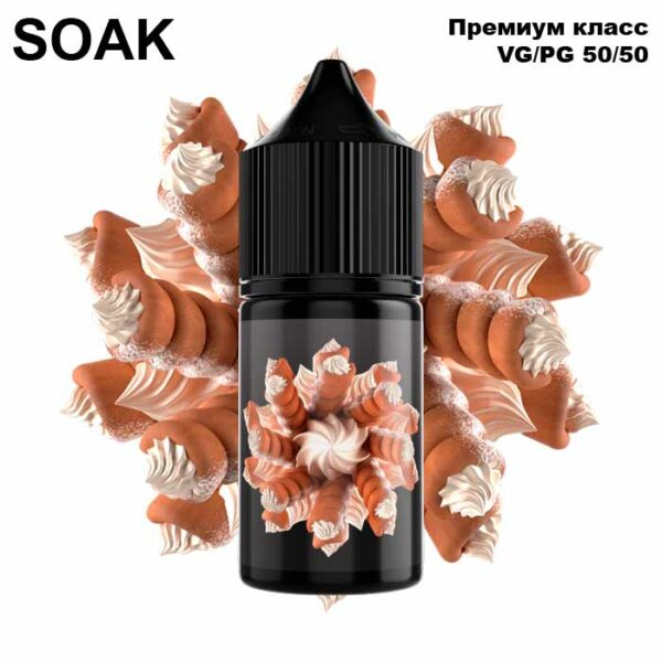 Жидкость SOAK L Salt - Custard Sticks 30мл (20mg) (Premium)