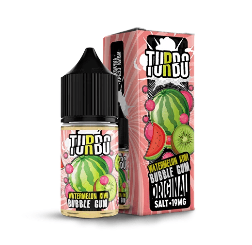 Жидкость Turbo Salt - Watermelon Kiwi Bubble Gum (Жвачка с Арбузом и Киви) 30мл (19 Hard)