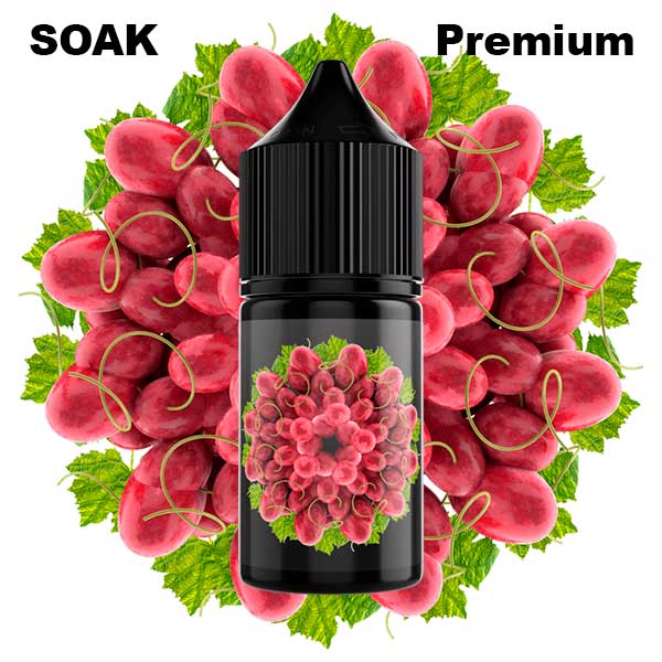 Жидкость SOAK L Salt - Rose Grape 30мл (20mg) (Premium)