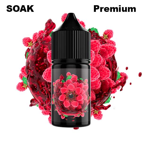 Жидкость SOAK L Salt - Raspberry Soda 30мл (20mg) (Premium)