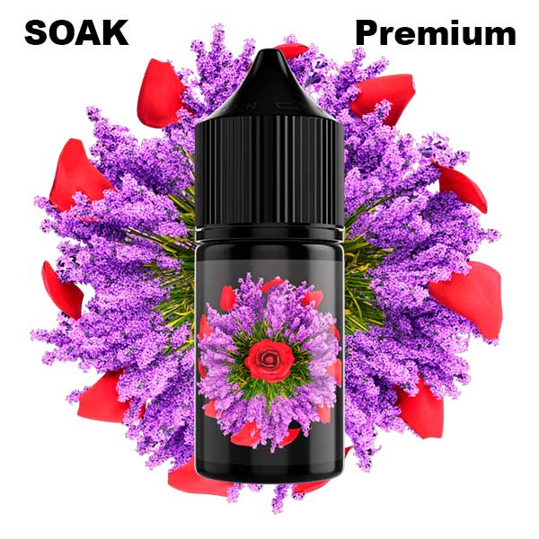 Жидкость SOAK L Salt - Mountain Rose Lavander 30мл (20mg) (Premium)