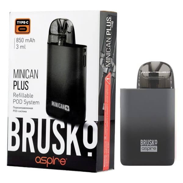 Brusko Minican Plus 850mAh (Черный-серый градиент)