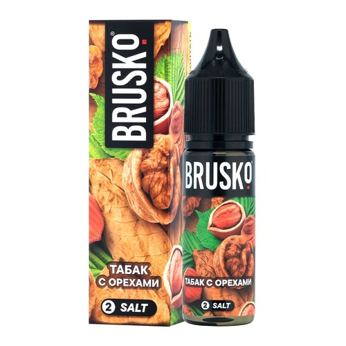Жидкость Brusko Salt (Chubby) - Табак с орехами 35мл (2 Ultra)