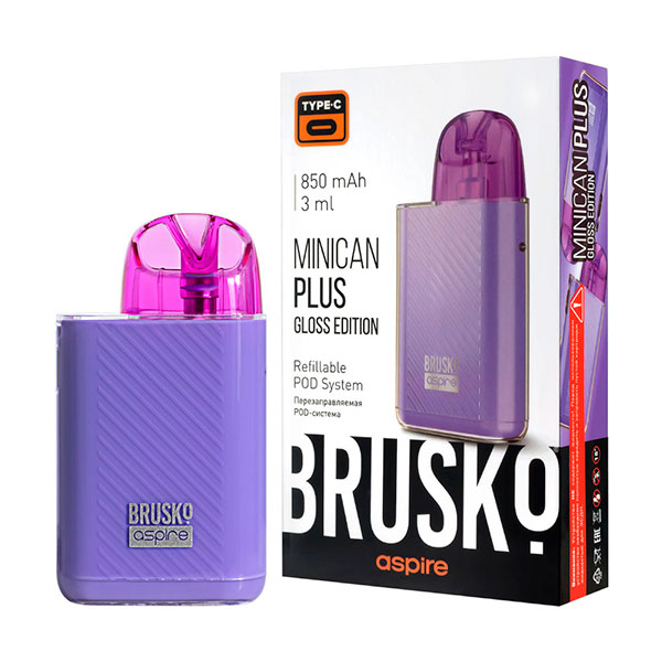 Brusko Minican Plus Gloss Edition 850mAh (Лавандовый)