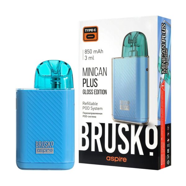 Brusko Minican Plus Gloss Edition 850mAh (Синий)