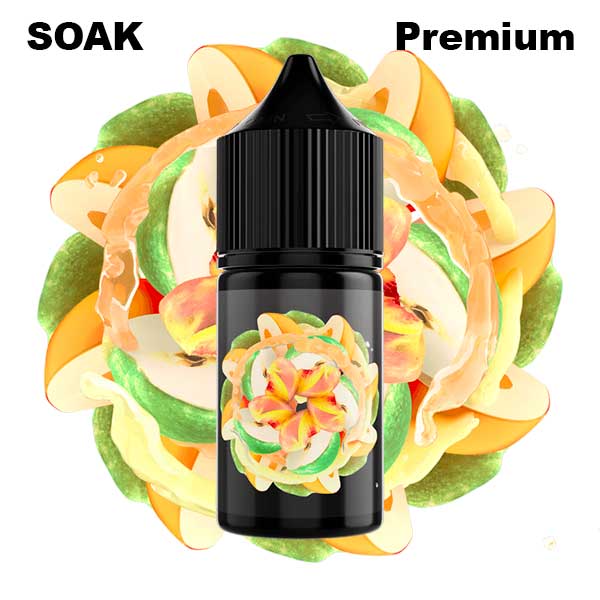 Жидкость SOAK L Salt - Apple Peach Bonbon 30мл (20mg) (Premium)